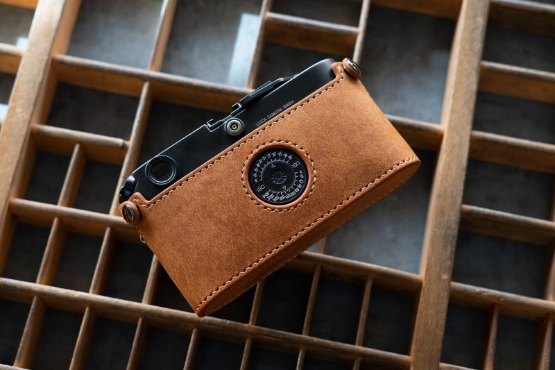 Leica M Leather Half Case for M2 M3 M4 M6 M7 MP M-A - Pueblo "Cognac" - Image 3